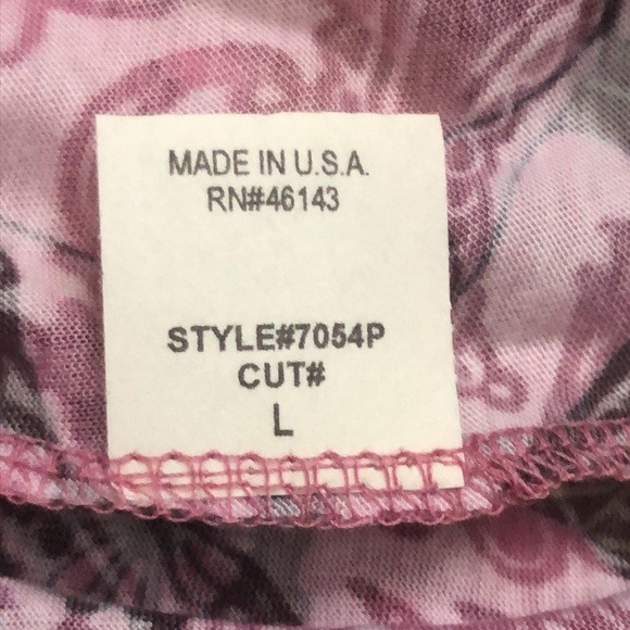 L Amore Couture Blouse in lovely floral design. Size L Cotton blend - Picture 8 of 11